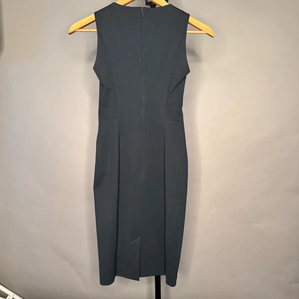 Ministry of Supply Women's Kinetic 4-Way Stretch Sheath Dress Navy Blue Size 0 - Picture 8 of 11